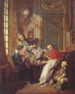 Francois Boucher The Lunch (mk05) oil painting image